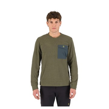 Podszewka polarowa KARPOS MESDI' CREWNECK Deep Depths/Woodl