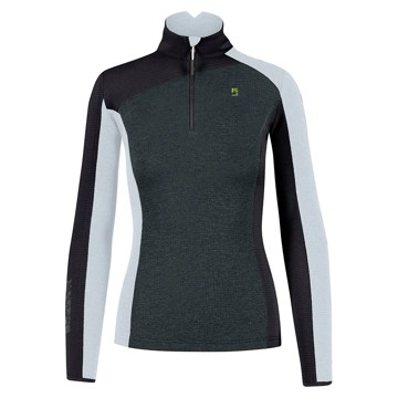KARPOS Polar Fleece FEDERA HALF-ZIP W FLEECE Woodl.Gray/Blac