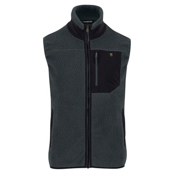 Weste KARPOS MOIAZZA RETRò FLEECE Woodl.Gray/Bla