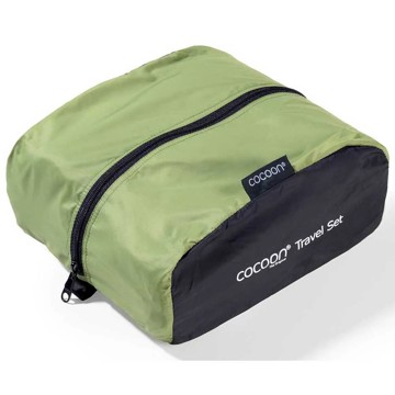 Rinkinys COCOON TRAVELSET ULTRALIGHT Wasabi/Black