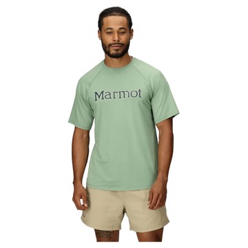 Tričko MARMOT WINDRIDGE GRAPHIC SS Agate Green