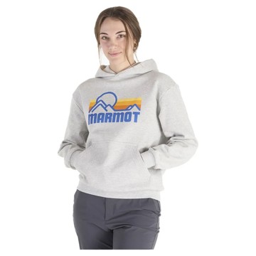 Mikina MARMOT W COASTAL HOODY Light Grey Heather
