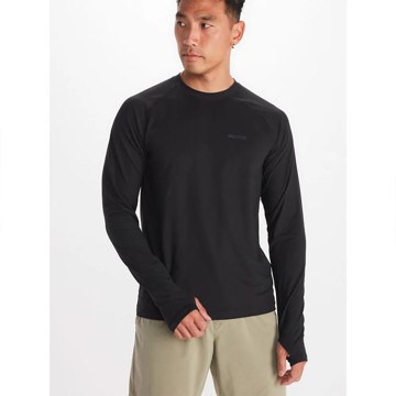 Tričko MARMOT WINDRIDGE LS Black