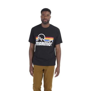 Póló MARMOT COASTAL TEE SS Black/Multi