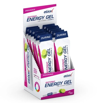 Gel énergétique ETIXX ENERGY GEL 12 uds LIME
