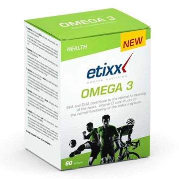 Gel energético ETIXX OMEGA 3 60 SOFTGELS