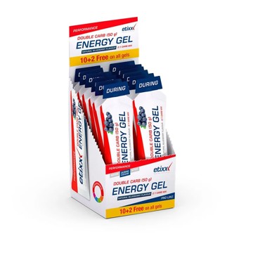 Gel energético ETIXX LINE ENERGY GEL 12 uds BLUEBERRY