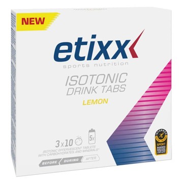 Bebida isotónica ETIXX ISOTONIC DRINK TABS 3X10 LEMON