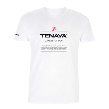 T-shirt Tenaya ROUTES White