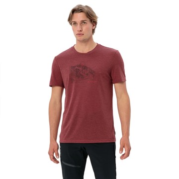 T-shirt Vaude TEKOA III Carmine