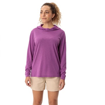 Felpa Vaude MINEO LS HOODY Magenta