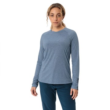 T-shirt Vaude SKOMER LS T-SHIRT III Shore Blue