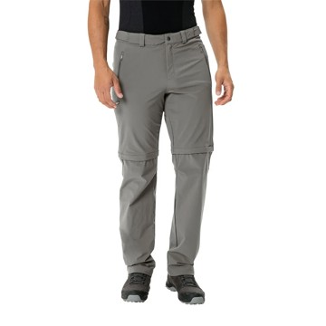 Pantalon Vaude FARLEY STRETCH T-ZIP PANTS III Stone G