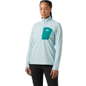 Fleece Helly Hansen W VERSALITE 1/2 ZIP Barely Blue