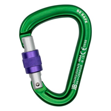 Karabinek Beal Be Safe Screw Matt Green