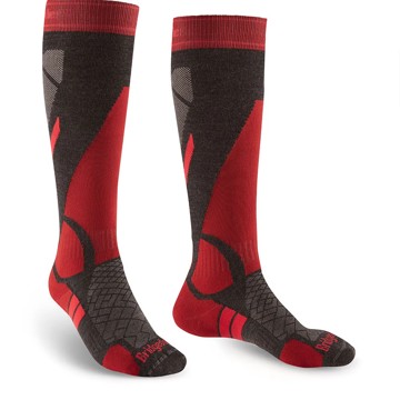 Sukat Bridgedale Ski Light Merino Perf Graphite/Red