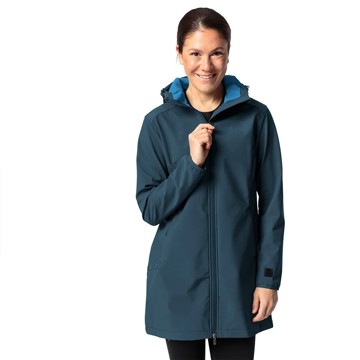 Parka Vaude MOENA SOFTSHELL PARKA Dark Sea