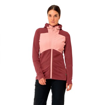 Jacke Vaude MONVISO HOODED GRID FLEECE JKT Redeva