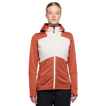 Fliskakna Vaude MONVISO HOODED GRID FLEECE JKT Buckeye