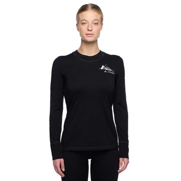 Koszulka Vaude MONVISO WOOL LS T-SHIRT II Black