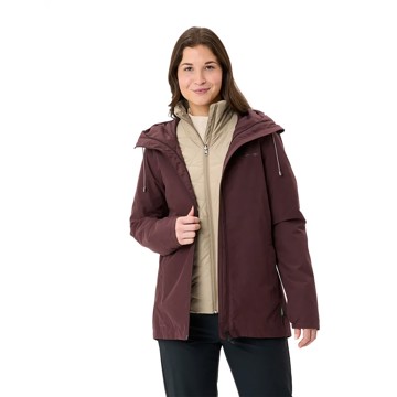 Jacke Vaude MINEO 3IN1 JKT Dark Oak Uni