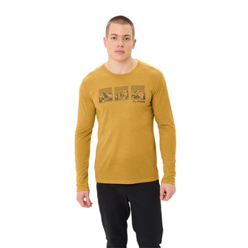 Majica s kratkimi rokavi Vaude ROSEMOOR LS T-SHIRT III Savanna