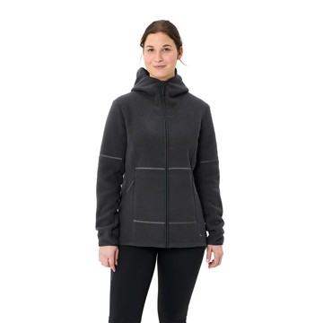 Fliskakna Vaude NEYLAND FLEECE HOODY II Phantom Black