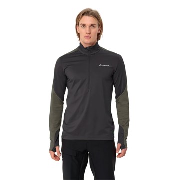 Koszulka Vaude LIVIGNO HALFZIP II Black/Khaki