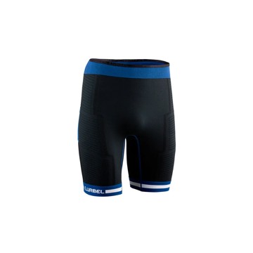 LURBEL Pants SPIRIT FLUX SHORTS Negro/Azul Royal