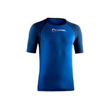 Majica s kratkimi rokavi LURBEL SPIRIT FLUX SHORT SLEEVES Azul Royal/Neg
