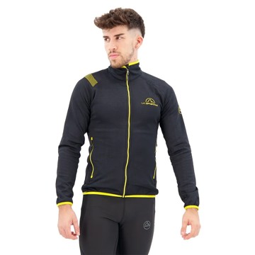 Polarfleece La sportiva PROMO FLEECE Black/Yellow