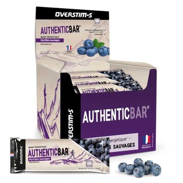 Riegel OVERSTIMS Authentic Bar Arandanos Azules 50g 32 ud