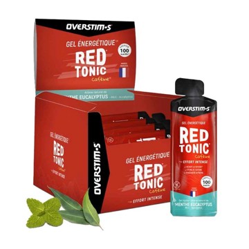 Energiageeli Overstims Red Tonic Sprint Air Eucalipto 34G 10 Ud