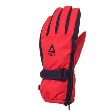 Handschuh MATT OPEN SIDE KID ROJO