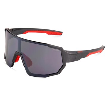 Bril SINNER VIRARO MT GUNMTL/RED SMK FL MR