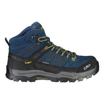 Stövlar CMP RIGEL MID TREK WP BLUE INK-YELLOW
