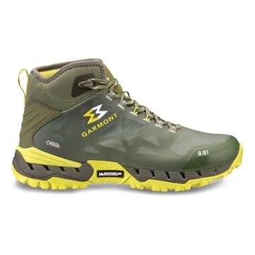 Stövlar Garmont 9.81 N AIR G 2.0 MID GTX Green/Olivin