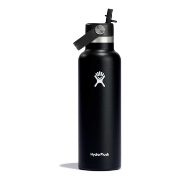Flasche Hydro Flask Standard Flex Straw Cap Black