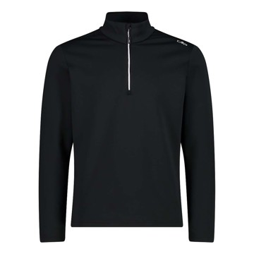 Fleece Cmp Sweat Nero-Bianco