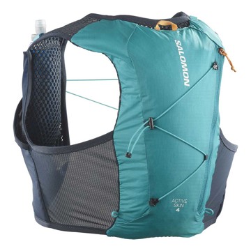 Chaleco Salomon Active Skin 4 Set Tahitian Tide/Carbon/P