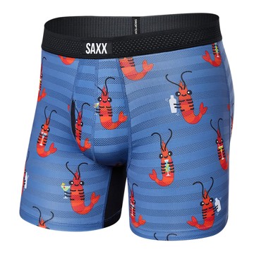 Boxer e slip SAXX COOL MESH BOXER BRIEF FLY Shrim