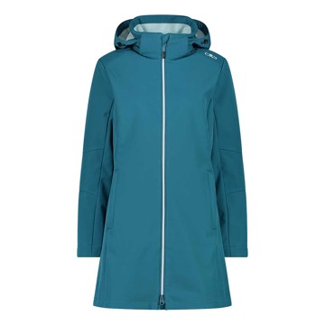 Jas CMP WOMAN PARKA ZIP HOOD teal