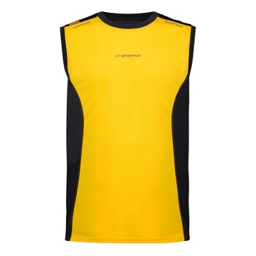 Marškinėliai La sportiva Tracer Tank M Yellow/Black