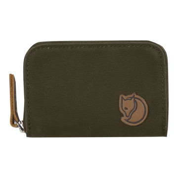 Portemonnee FJÄLLRÄVEN ZIP CARD HOLDER Dark Olive