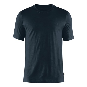 Marškinėliai FJÄLLRÄVEN Abisko Wool SS M