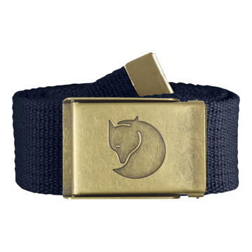 Bælte Fjällräven Canvas Brass Belt 4 Cm Dark Navy