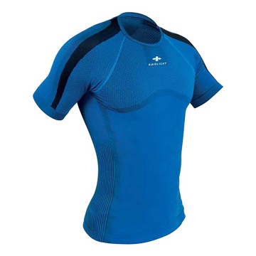 Marškinėliai RAIDLIGHT SEAMLESS SS TOP Blue/Black