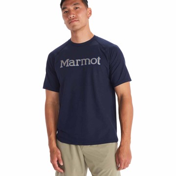 Póló MARMOT WINDRIDGE GRAPHIC SS Arctic Navy