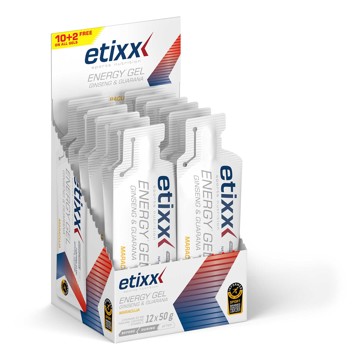 Gel energético ETIXX ENERGY GEL 12 uds MARACUJA