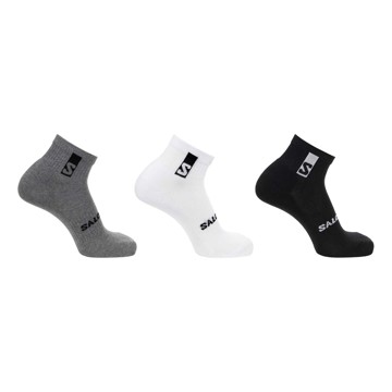 Meias Salomon EVERYDAY ANKLE 3X BLACK/WHITE/MED GREY